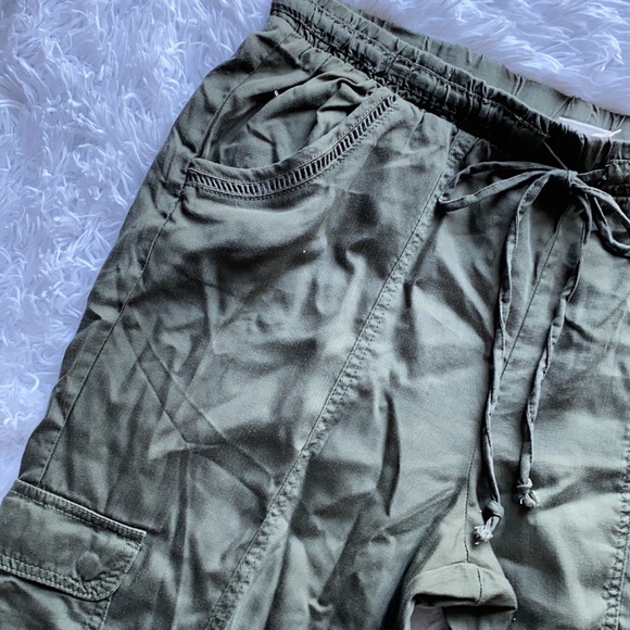 Knox Rose Olive Cargo Jogger Pants L - Picture 5 of 10
